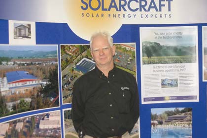 Submitted photo. Bill Stewart, president of SolarCraft.