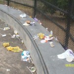Submitted photo Unsafe and unsightly garbage is among the reasons the city has temporarily shut down the skate park.