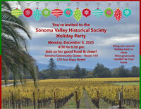 S.V. Historical Society Holiday Party 12/8 – 4:30-6:30