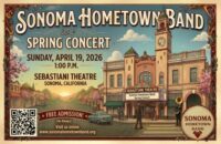 Sonoma Hometown Band Free Concert April 19