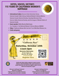 Celebrate 115 years of Women’s Suffrage Oct. 10