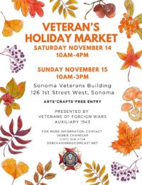 VFW Auxiliary 1943 Hosts 4th Annual Veterans Holiday Market