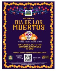 Celebrate Día de los Muertos at Sonoma Barracks October 17